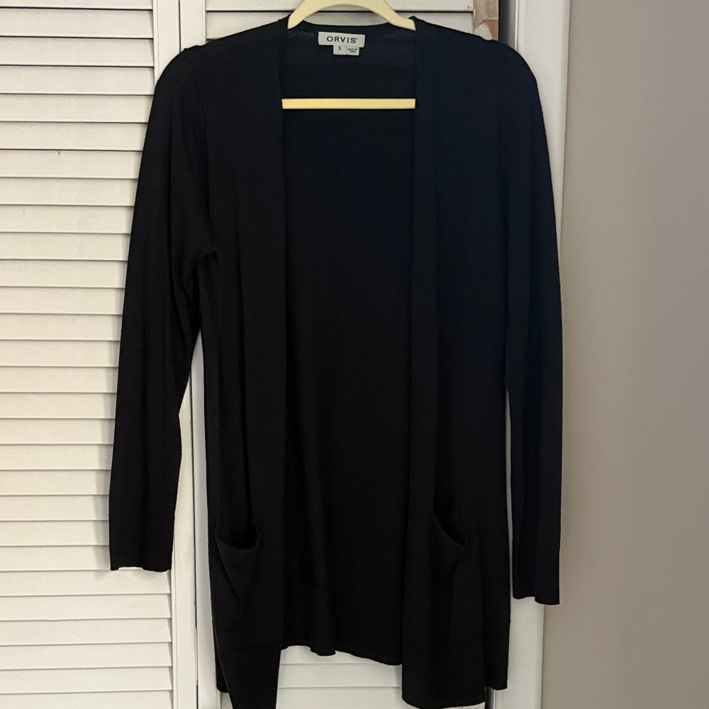 Orvis Women's Elegant Black Cardigan